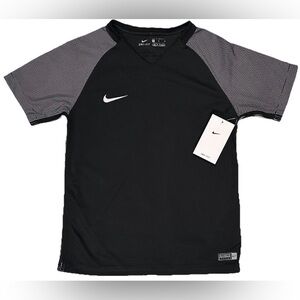 NEW NIKE BOYS M SOCCER JERSEY SHIRT V NECK SHIRT DRI FIT MESH SHIRT NIKE
